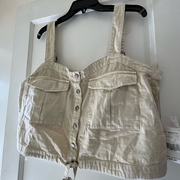 Free People palm dessert crop tank size XL - Picture 7 of 14